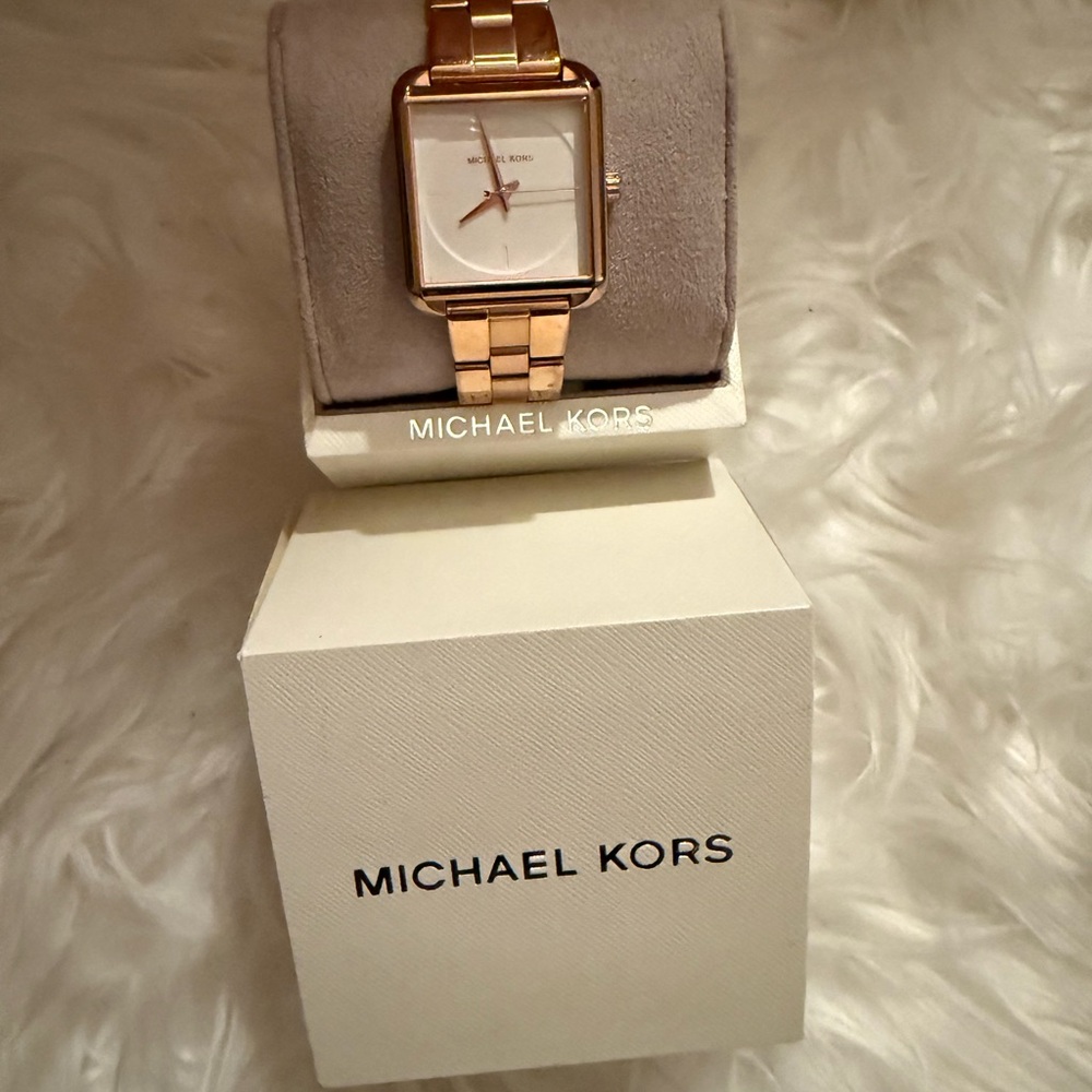 Michael Kors Gold Square Face Watch
